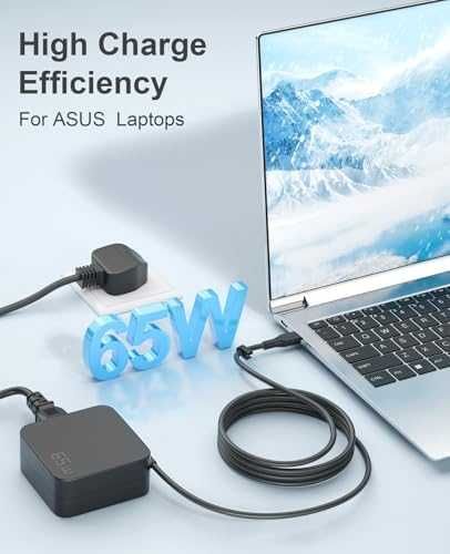 Нов стенен адаптер Зарядно 65W Type-C ASUS UX390 UX325 C213 C302 C403