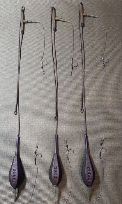 Карповый монтаж с флэт-кормушкой или с грузом с ДВУМЯ КРЮЧКАМИ