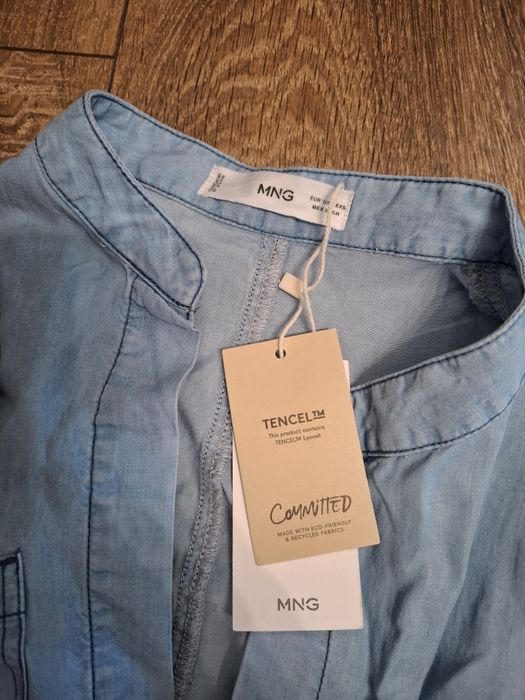 Дънков гащеризон Mango ХХС,нов с етикет