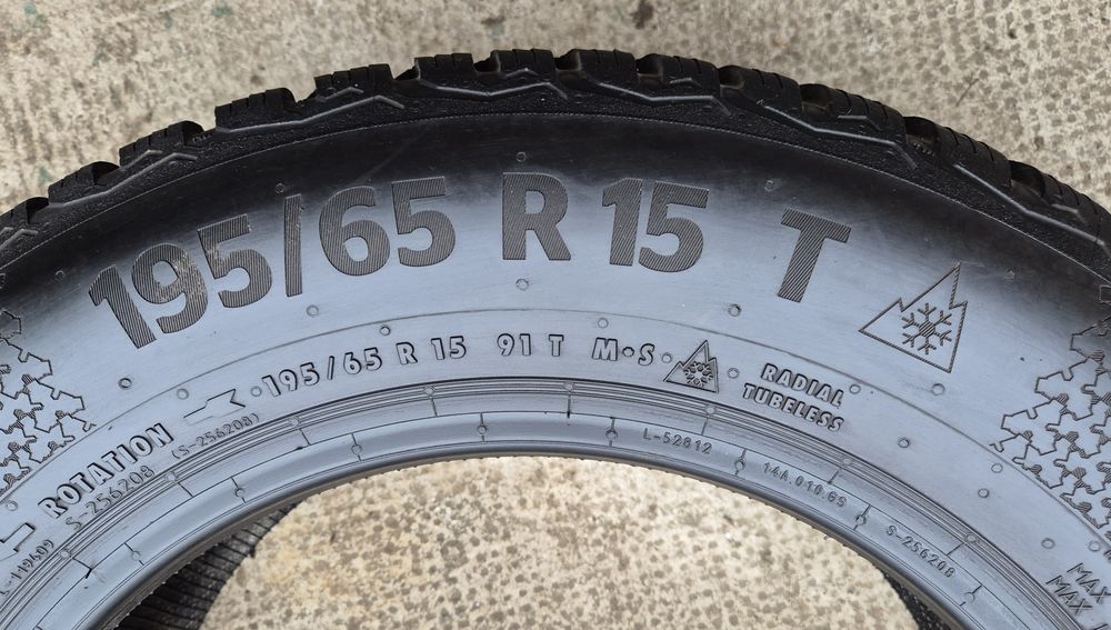 Set 4buc 195/65 R15 91T Continental WinterContact TS870 M+S iarnă