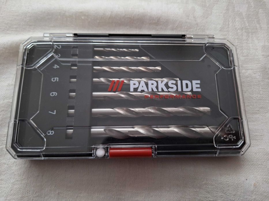 Cutie Parkside cu Set de 7 burghie pentru metal, Germany