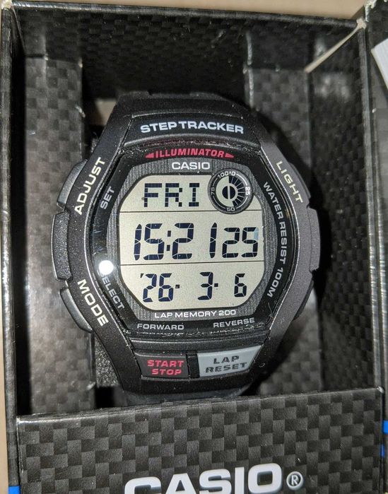 Часы Casio. Шагомер. Вибросигнал.  2 модели одним лотом