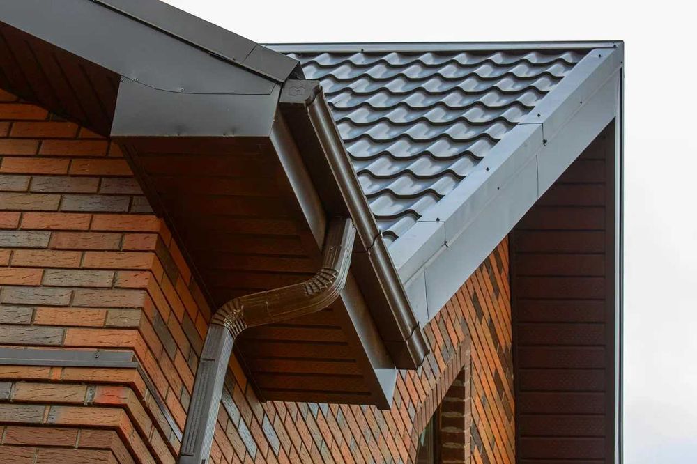 Водосточная система Металл. Металлосайдинг, профлист, софиты.