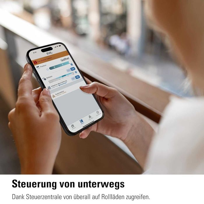Intrerupator pentru jaluzele sau rulouri exterioare Eve Smart Shutter