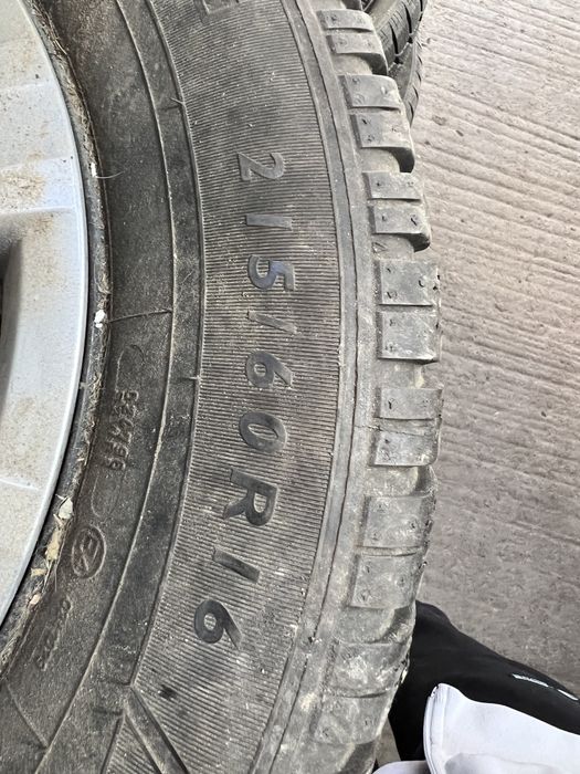 roti jante cauciucuri iarna 215 60 16 VW profil 7mm