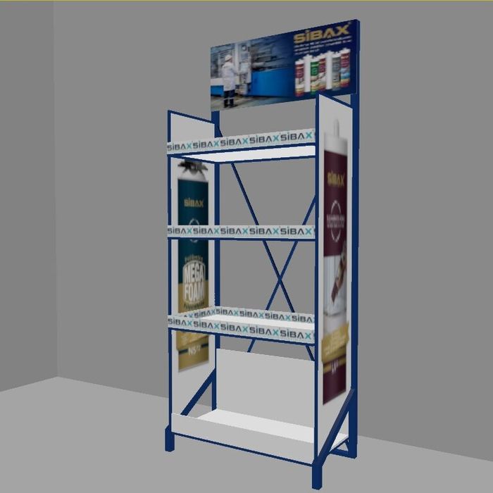 Стеллаж стойка витрина рекламные складские