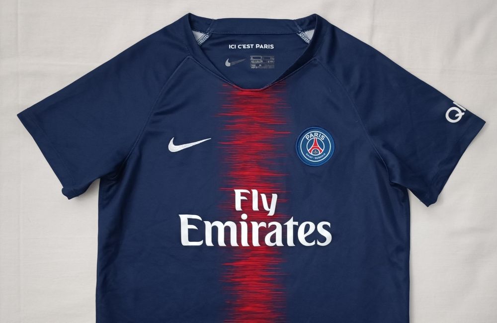 Nike DRI-FIT PSG Home Jersey оригинална тениска ръст 122-128см Найк
