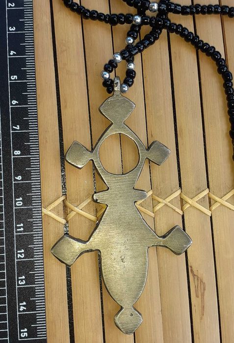Cruce tuaregă Agadez – Teneghelt, Pandantiv etnic tribal, Mali, 10cm