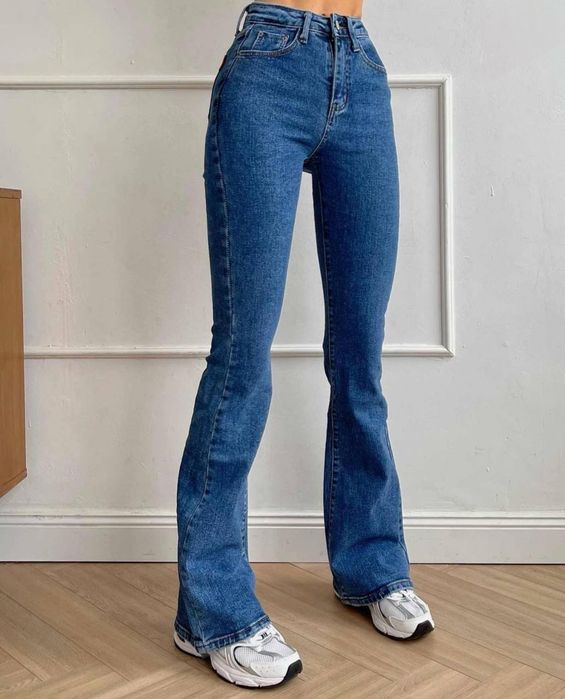 Брюки Клёш Джинсы