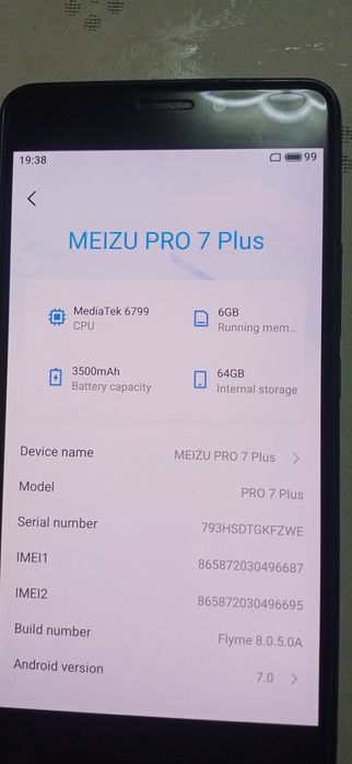Мейзу 7pro +  и Редми нот 9