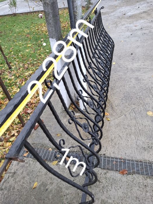 Vând balustradă de balcon folosita (preț pe bucată)