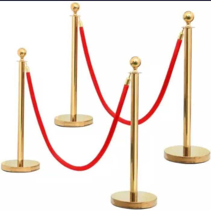 Стойки с лентой ограждение Ленточные президентские ограничители