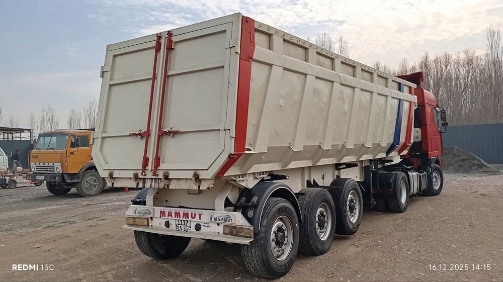 Sotiladi srochna Tyagach DAF+Pritsep Samosval TONAR