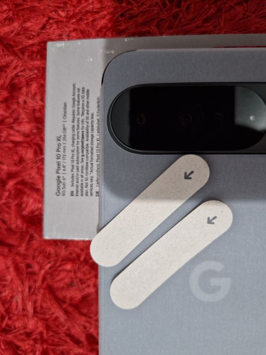 -Google Pixel 10Pro XL Nou 256Gb 16Ram Bat: 100% 0 cicluri incarcare nefolosit Black cutia completa-sigilata husa, accesorii sigilate