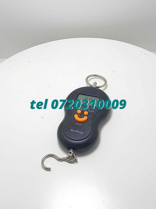 Cantar Digital De Mana Cu Carlig  50kg  Ecran Lcd Iluminat