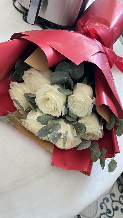 7роз букет свежий