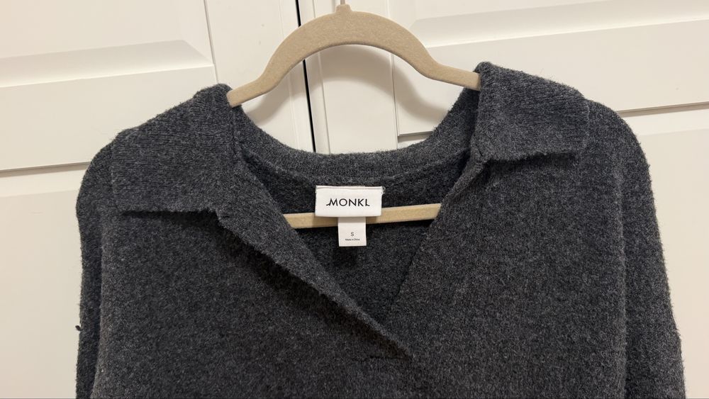 сив Пуловер Monki