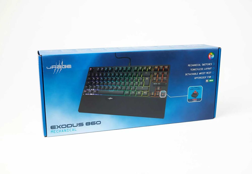 Tastatura Mecanica Gaming Hama uRage Exodus 860 RGB TKL Noua Garantie