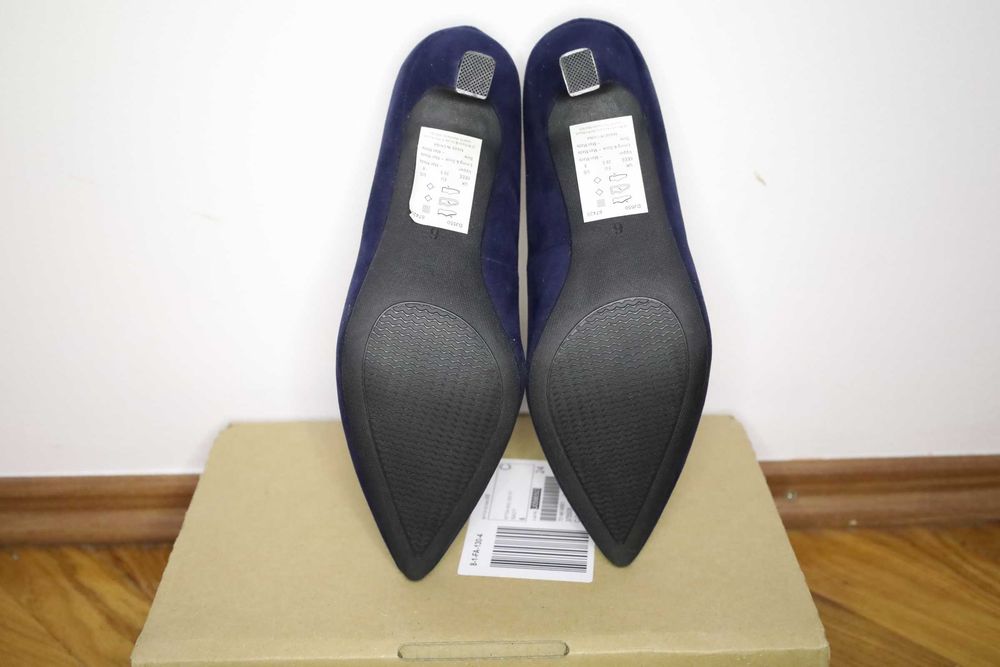 Pantofi cu toc Kitten Hill Navy marimea 39.5