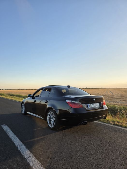 BMW E60 530d M-Paket – Echipare unică / Piele Cognac / HUD / Trapă / Logic7