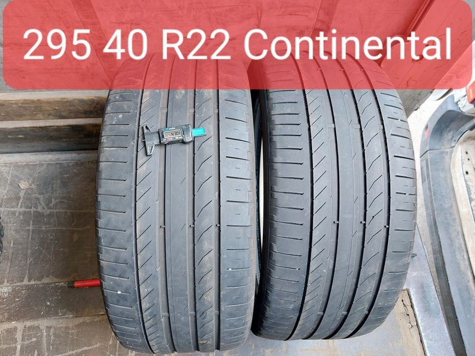 2 anvelope 295/40 R22 Continental