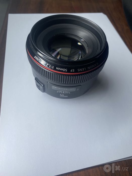Canon 50mm orginal Obyektiv sotiladi holati zur