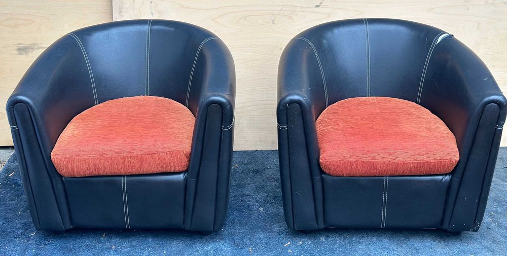 3 buc Fotoliu confortabil tip Scoica; Fotoliu fix tapitat