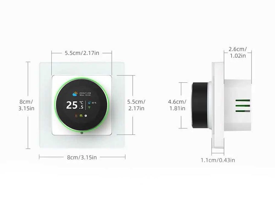 MIUCDA WiFi Програмируем термостат за водно подово отопление 3A