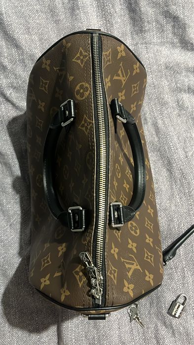 Louis Vuitton Speedy Soft 30 Dark Bag