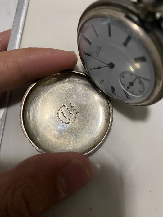 A.W.Co watham Ceas de Buzunar de argint