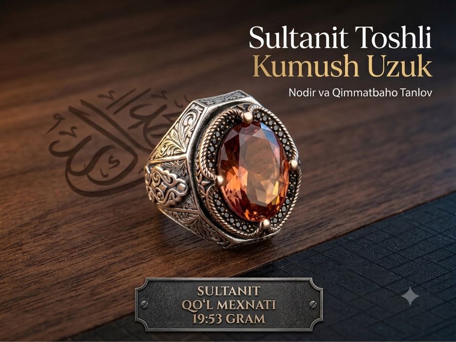 Kumush uzuk Turkiya maxsuloti