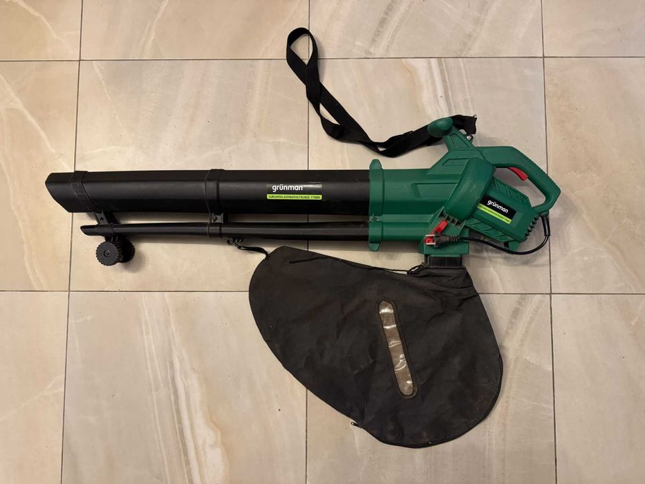 Suflantă & Aspirator frunze Grünman – funcțional