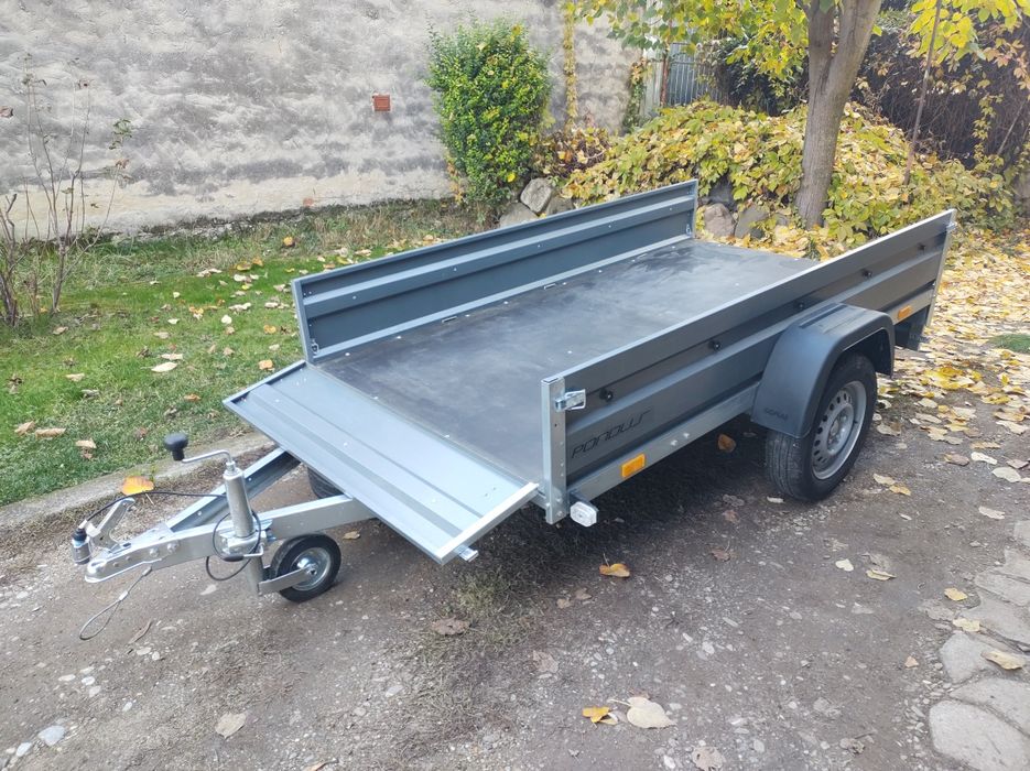 Remorcă 750 kg, nouă, înmatriculată