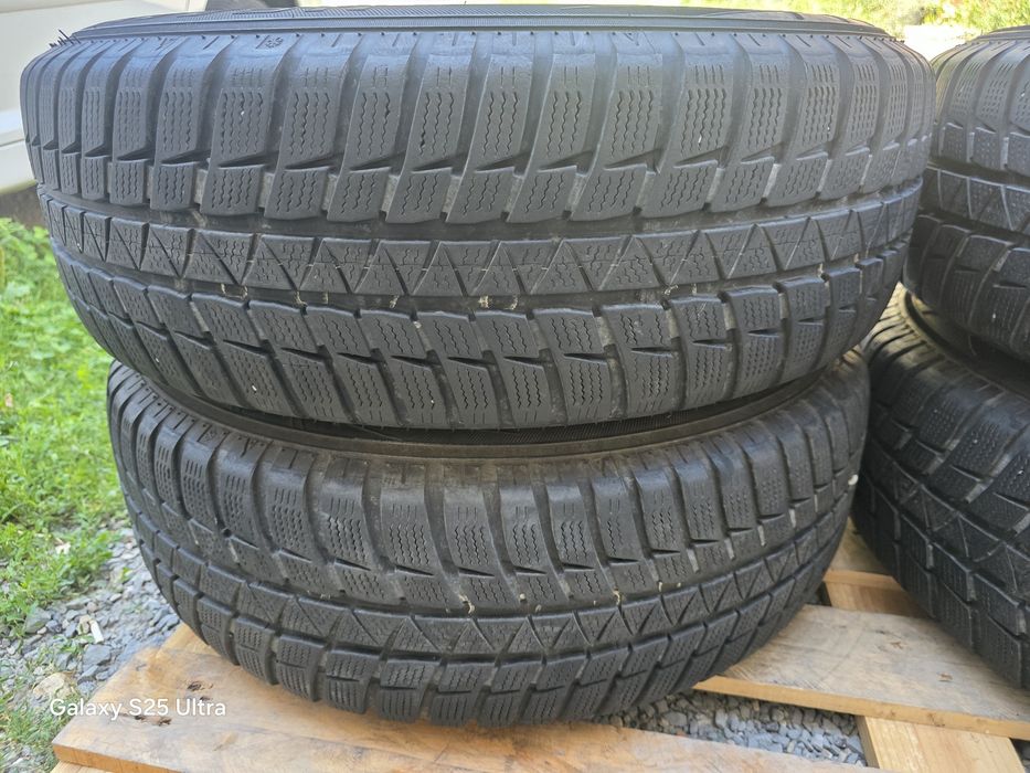 Лети джанти 16ки 5х110 Jeep + зимни гуми 215/65/16 Falken
