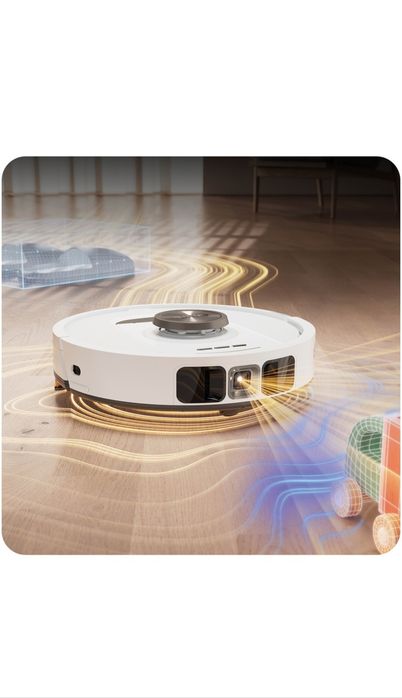 Robot de aspirare cu mop Shark PowerDetect NeverTouch Pro 2in1 RV2800ZEEUWH, statie NeverTouch Pro reincarcare, auto-curatare, 2 ani garanție la eMAG