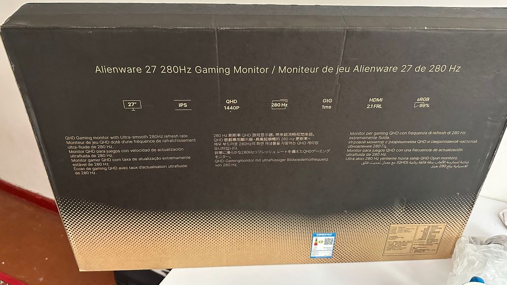 Monitor 27’ Dell Alienware