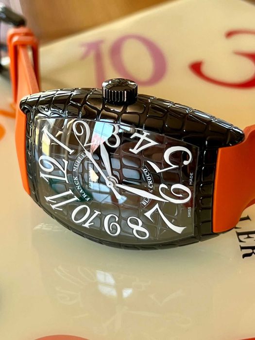 Часовник Frank Muller Black Croco - оригинален!