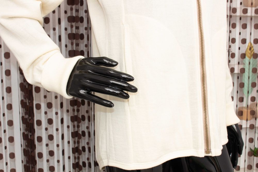 Janus  дамско яке екрю горница от 100% мерино вълна M