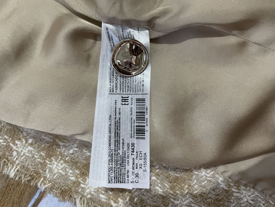 Пиджак Mango из ткани Твида