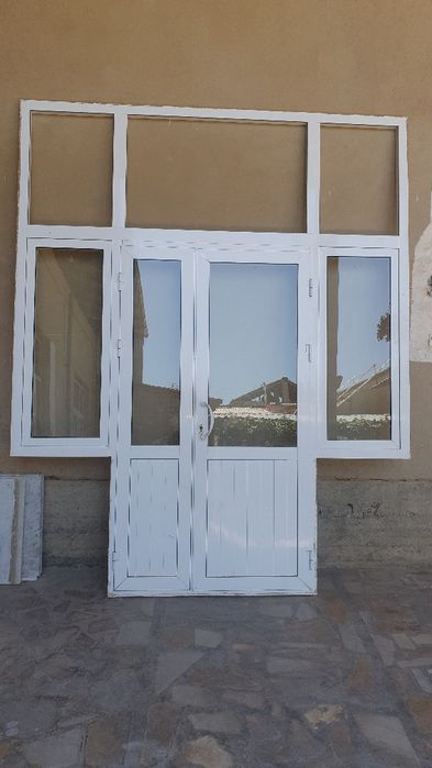 Alyuminiviy eshik derazasi ózida xolati alo