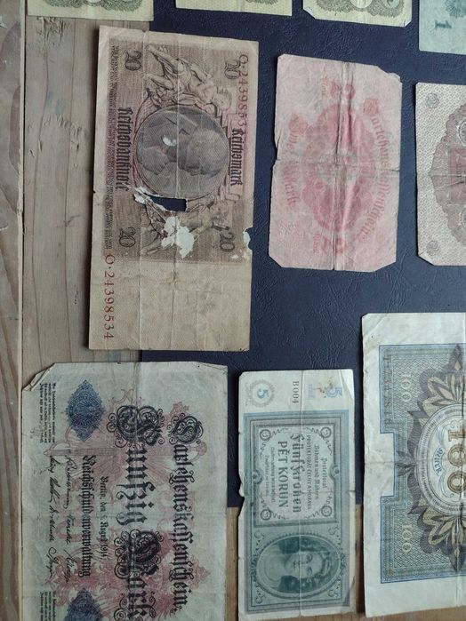 Bancnote vechi diferite tari