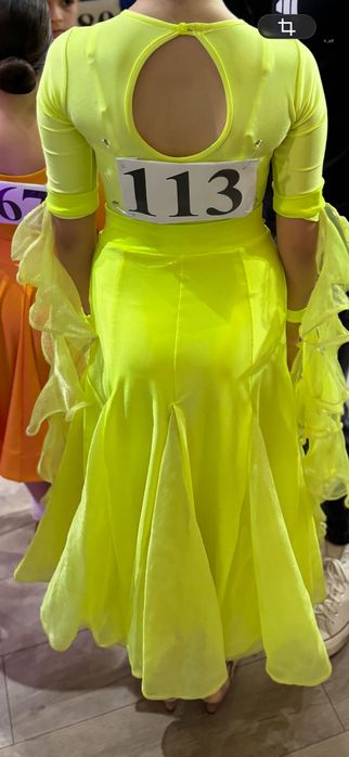 Рокля за стандарт, спортни танци