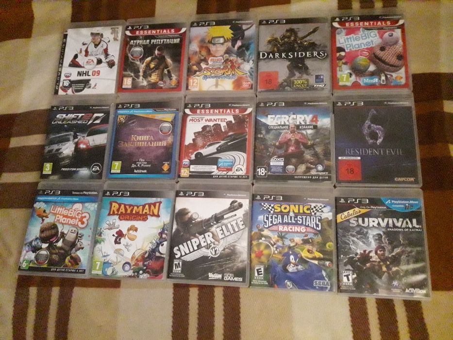 PS4, PS3, PS5 игры диски лицензионные