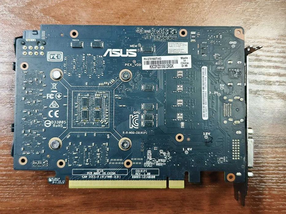 Видеокарта GTX1660 Ti Asus 6GB Videokarta