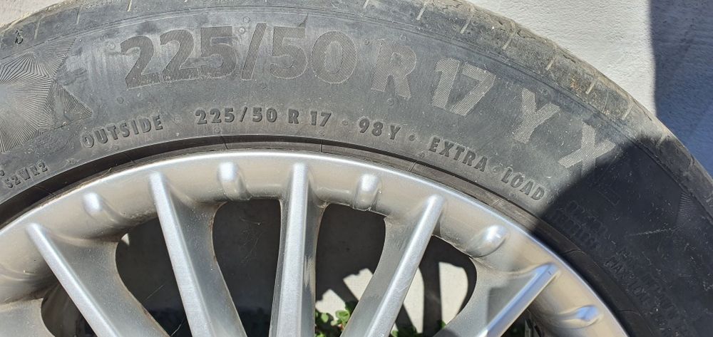 Vând jante cu cauciucuri alfa romeo