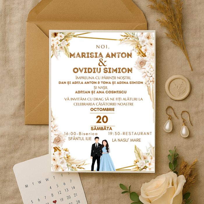 Invitații nuntă sau botez personalizate – elegante și accesibile