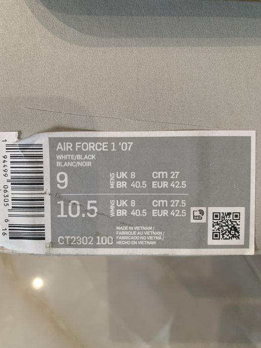 Nike air force 1 - Eu 42.5