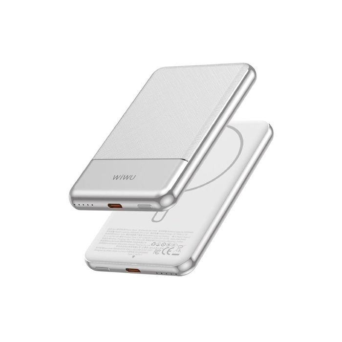 WiWU Silver Seraph 10000mAh / 5000mAh Ultra Thin 15W + PD 20W, CCC