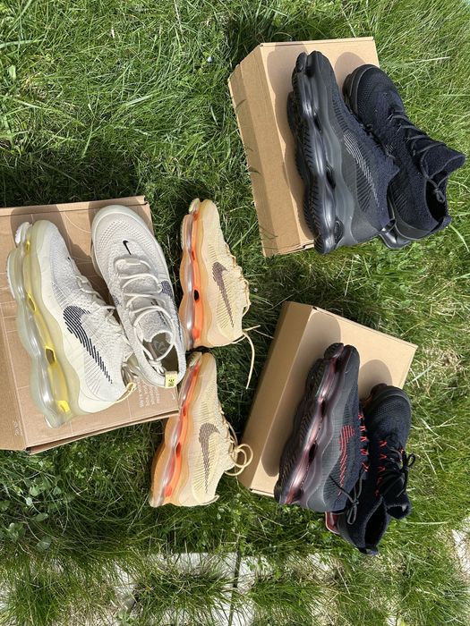 Топ цена Air Max Scorpion Flyknit "Triple Black"