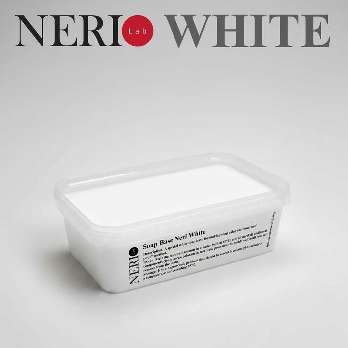 Bază de săpun albă Nerilab Melt & Pour – calitate premium GMP